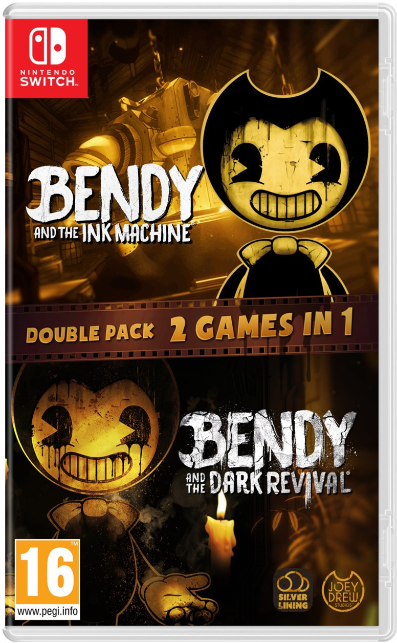 Bendy and the Ink Machine + Bendy and the Dark Revival Double Pack (Switch), Silver Lining Interactive Bendy and the Ink Machine + Bendy and the Dark Revival Double Pack (Switch), Silver Lining Interactive