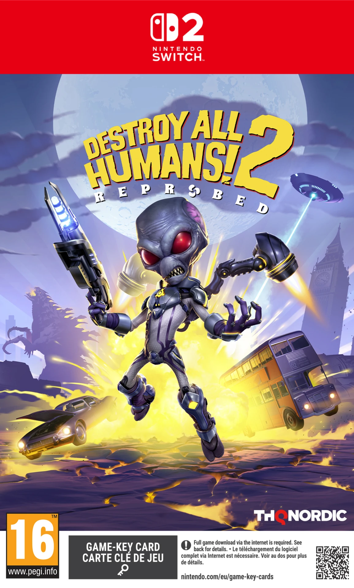 Destroy All Humans 2: Reprobed (Gamekeycard) (Switch 2), Black Forest Games Destroy All Humans 2: Reprobed (Gamekeycard) (Switch 2), Black Forest Games