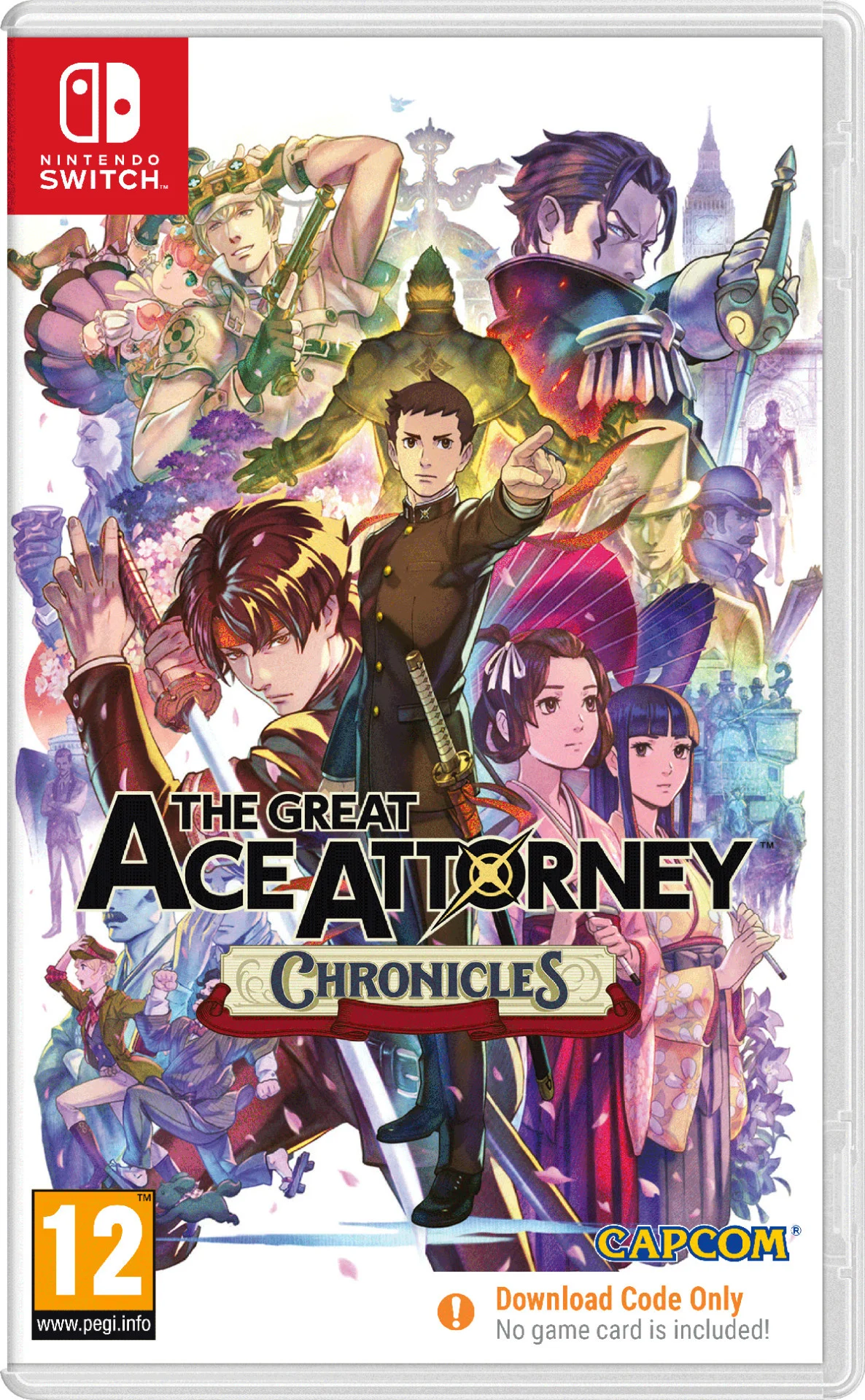 The Great Ace Attorney Chronicles (Code in a Box) (Switch), Capcom