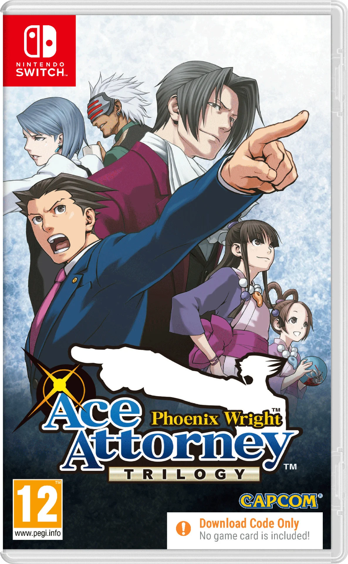 Phoenix Wright: Ace Attorney Trilogy (Code in a Box) (Switch), Capcom