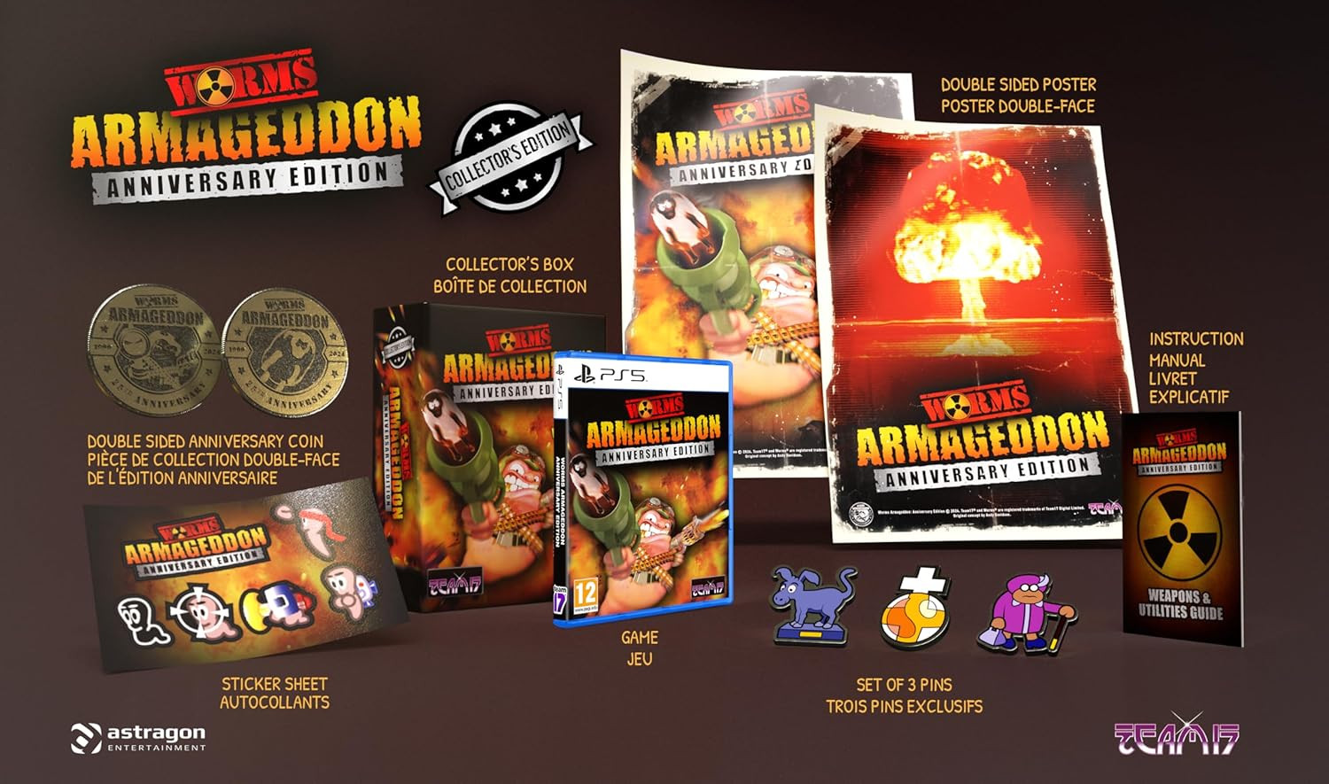 Worms Armageddon - Anniversary Collector's Edition (PS5), Team17 Worms Armageddon - Anniversary Collector's Edition (PS5), Team17