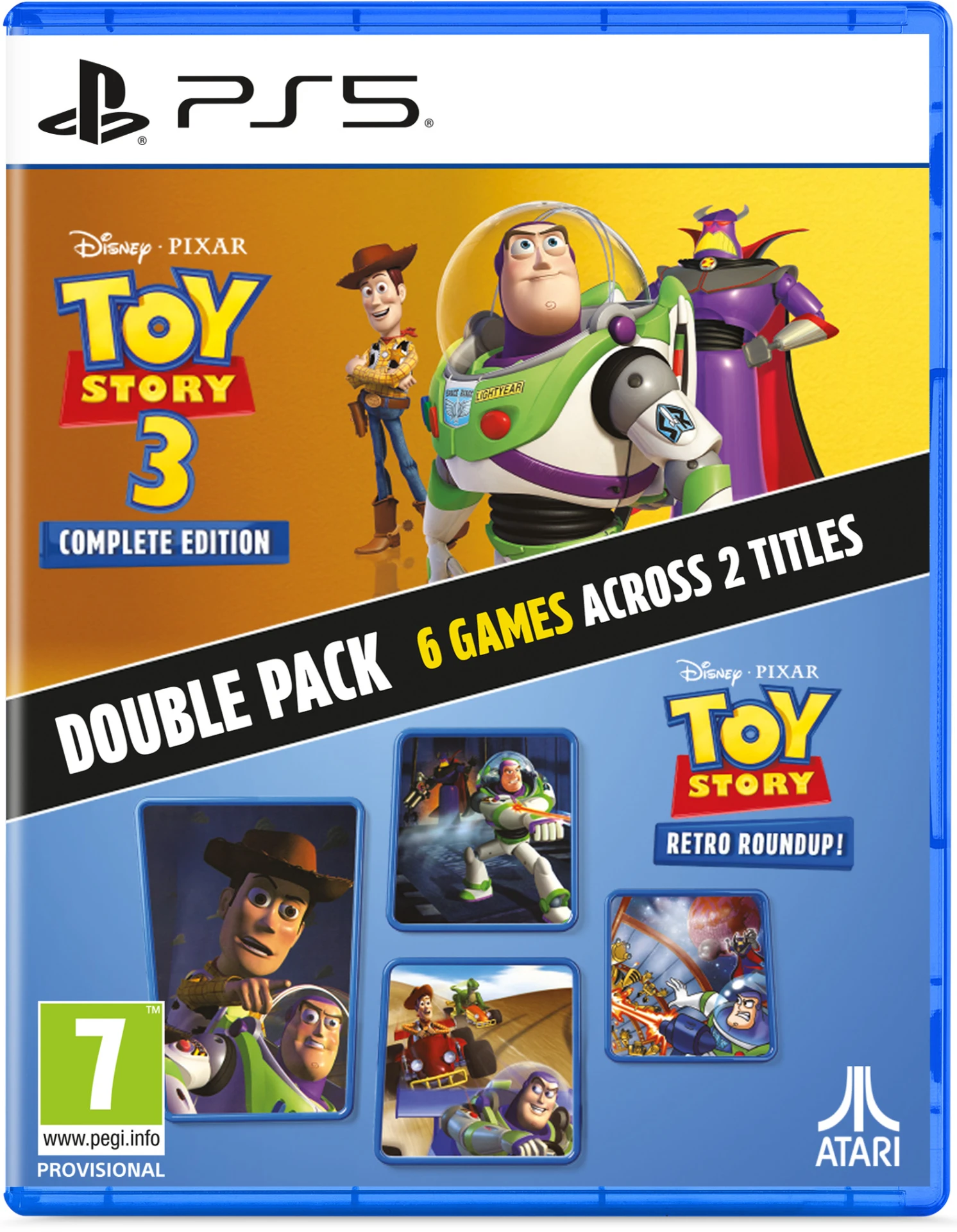 Toy Story: Retro Round Up! + Toy Story 3 Complete Edition (PS5), Atari