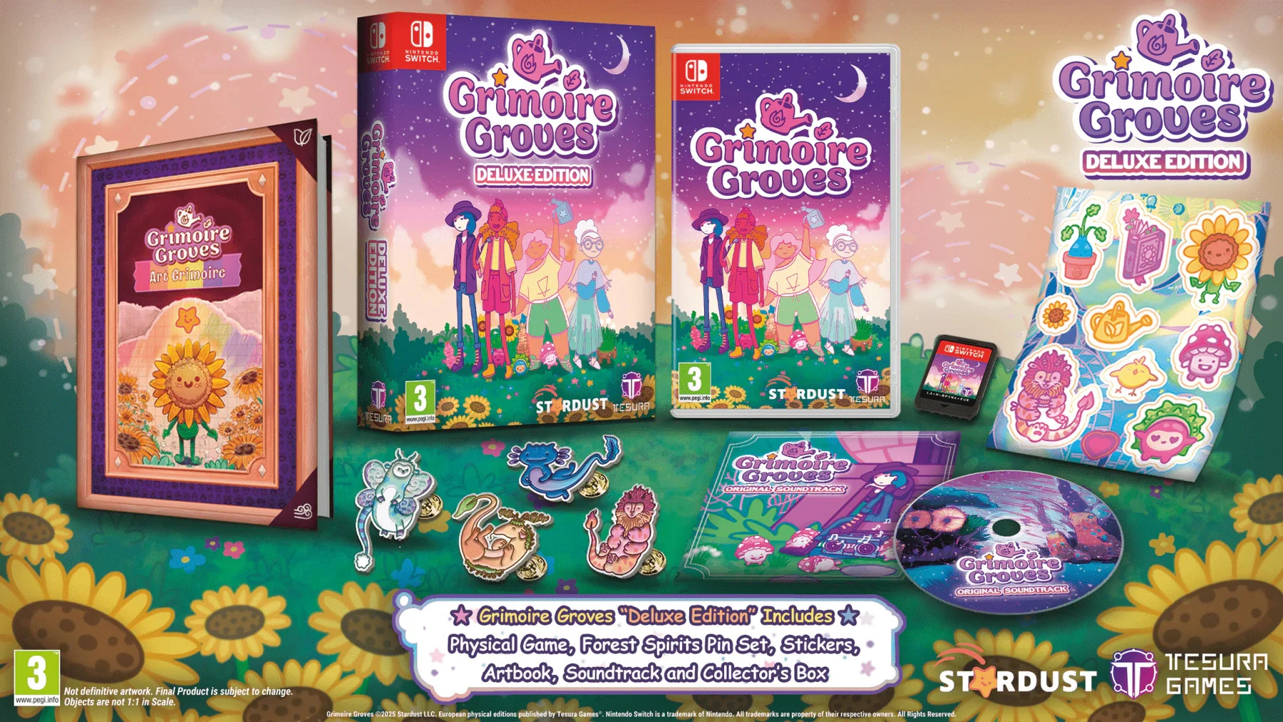Grimoire Groves - Deluxe Edition (Switch), Stardust, Tesura Games Grimoire Groves - Deluxe Edition (Switch), Stardust, Tesura Games