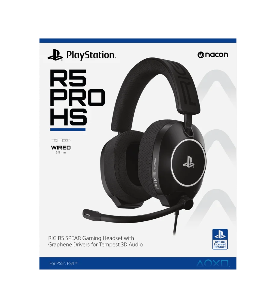 Nacon RIG R5 Pro Spear PS4/PS5 (zwart) (PS5), 3665962028744 Nacon RIG R5 Pro Spear PS4/PS5 (zwart) (PS5), 3665962028744