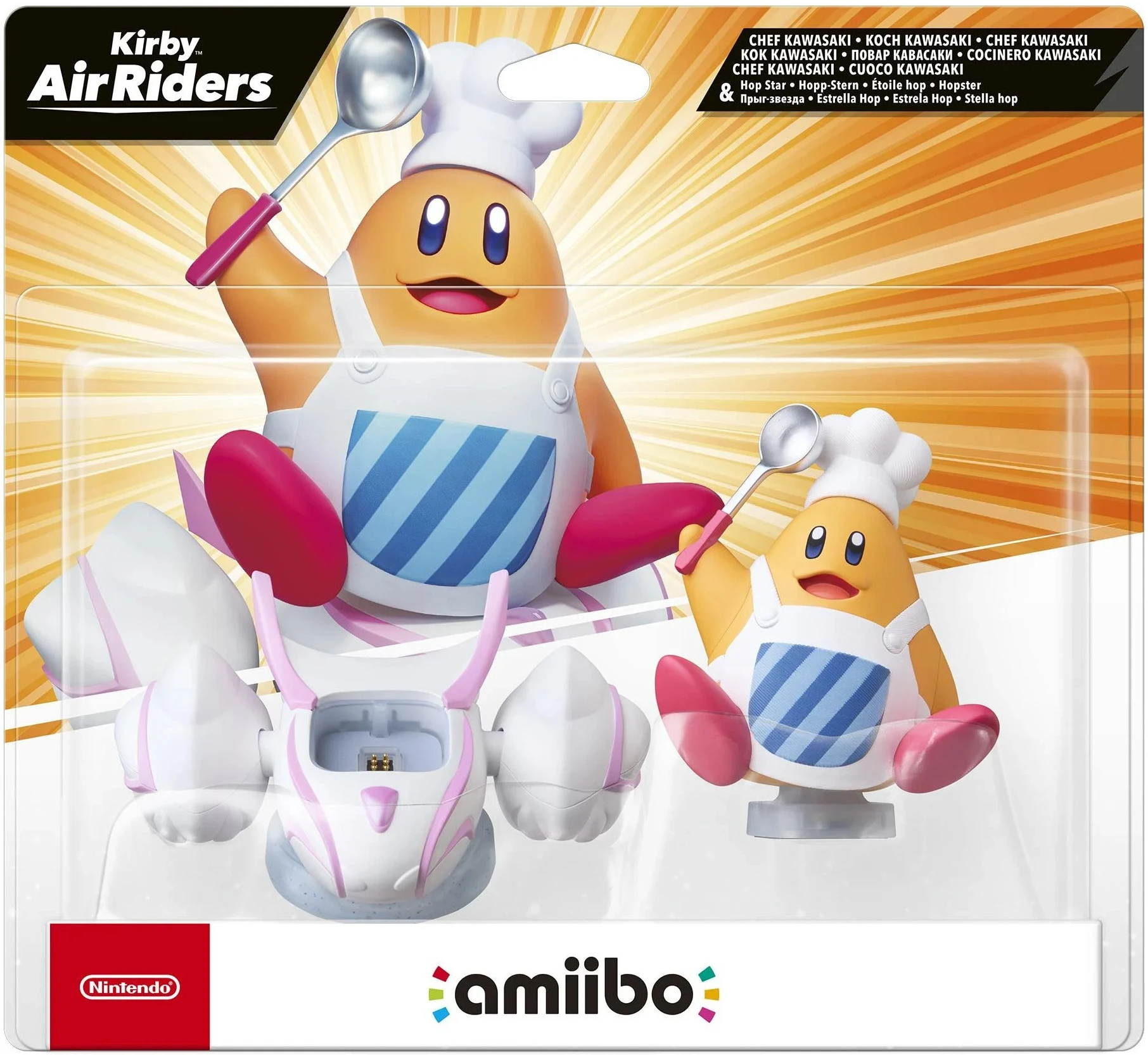 Kirby Air Riders Amiibo - Chef Kawasaki & Hop Star (NFC), Nintendo Kirby Air Riders Amiibo - Chef Kawasaki & Hop Star (NFC), Nintendo