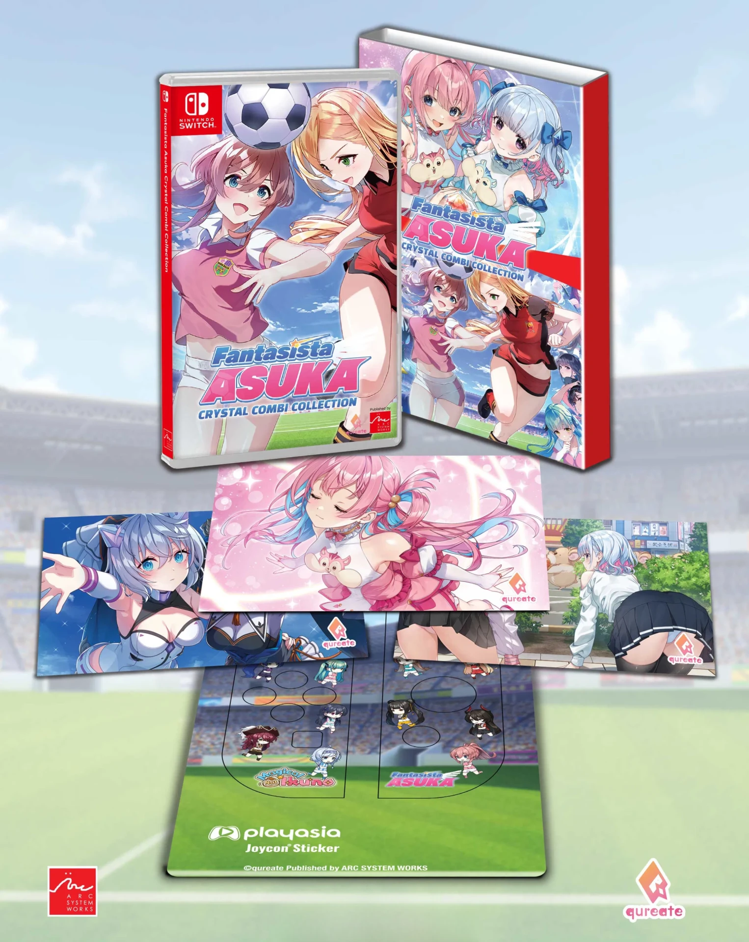 Fantasista Asuka: Crystal Combi Collection - First Print Edition (Asia Import) (Switch), H2 Interactive