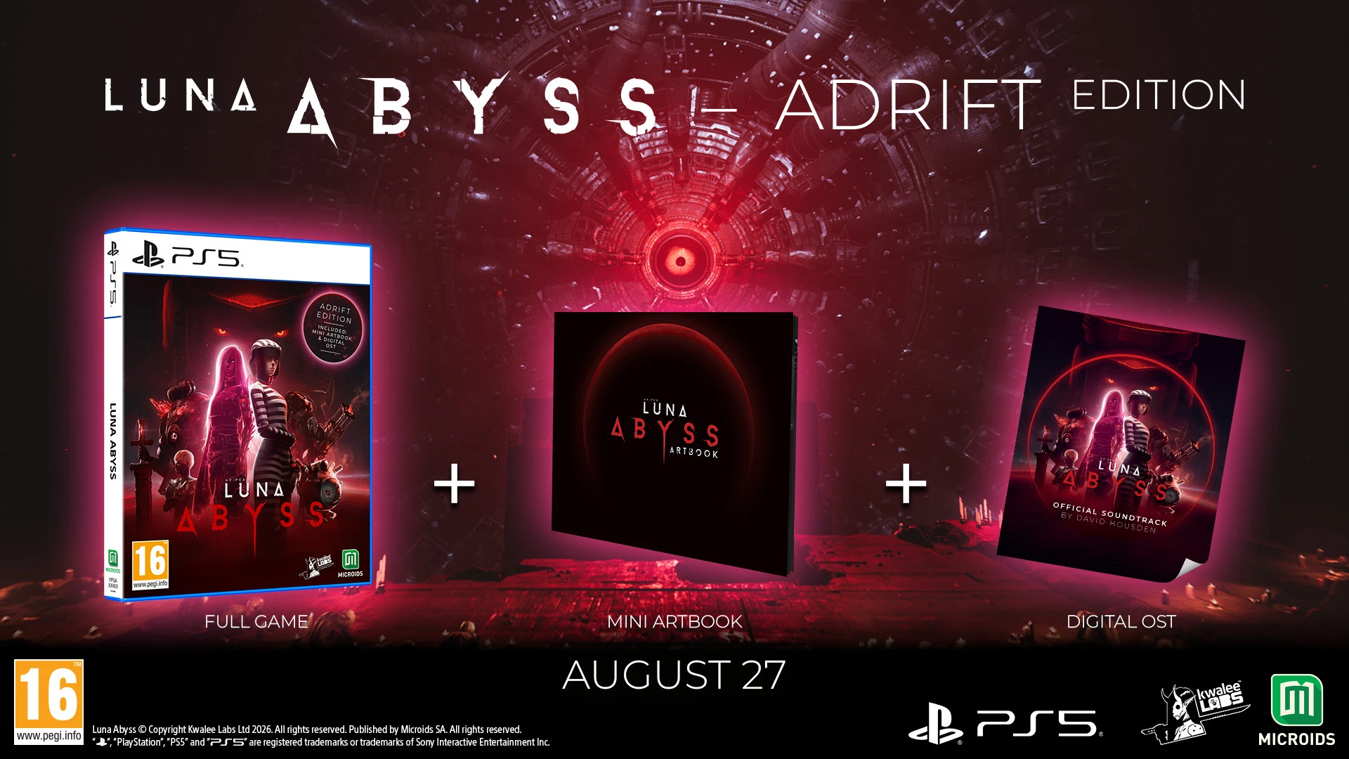Luna Abyss - Adrift Edition (PS5), Kwalee Labs Luna Abyss - Adrift Edition (PS5), Kwalee Labs