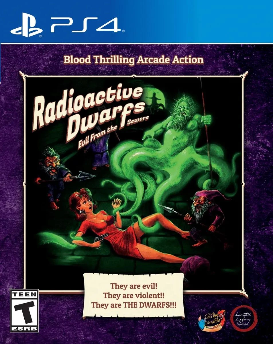 Radioactive Dwarves: Evil From The Sewers (USA Import) (PS4), Limited Legacy games Radioactive Dwarves: Evil From The Sewers (USA Import) (PS4), Limited Legacy games