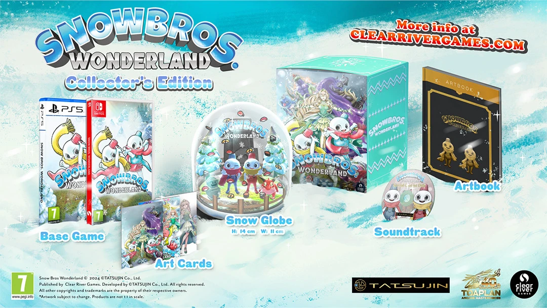 Snow Bros: Wonderland - Collector's Edition (Limited Run) (PS5), Clear River Games Snow Bros: Wonderland - Collector's Edition (Limited Run) (PS5), Clear River Games