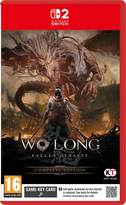 Wo Long: Fallen Dynasty - Complete Edition (Gamekeycard) (Switch 2), Team Ninja Wo Long: Fallen Dynasty - Complete Edition (Gamekeycard) (Switch 2), Team Ninja