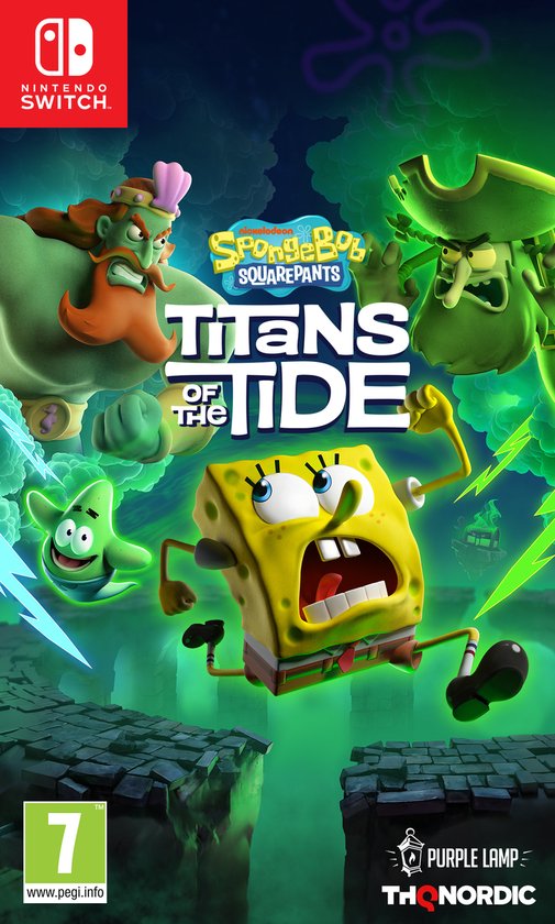 Spongebob Squarepants: Titans of the Tide (Switch), Purple Lamp, THQ Nordic Spongebob Squarepants: Titans of the Tide (Switch), Purple Lamp, THQ Nordic