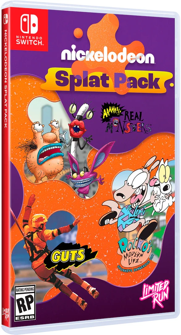 Nickelodeon: Splat Pack (Limited Run Games) (Switch), Mighty Rabbit Nickelodeon: Splat Pack (Limited Run Games) (Switch), Mighty Rabbit