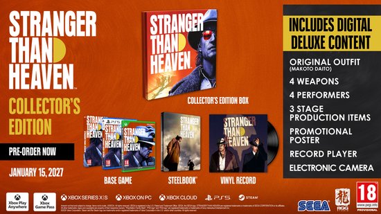 Stranger Than Heaven - Collector's Edition (PC), SEGA