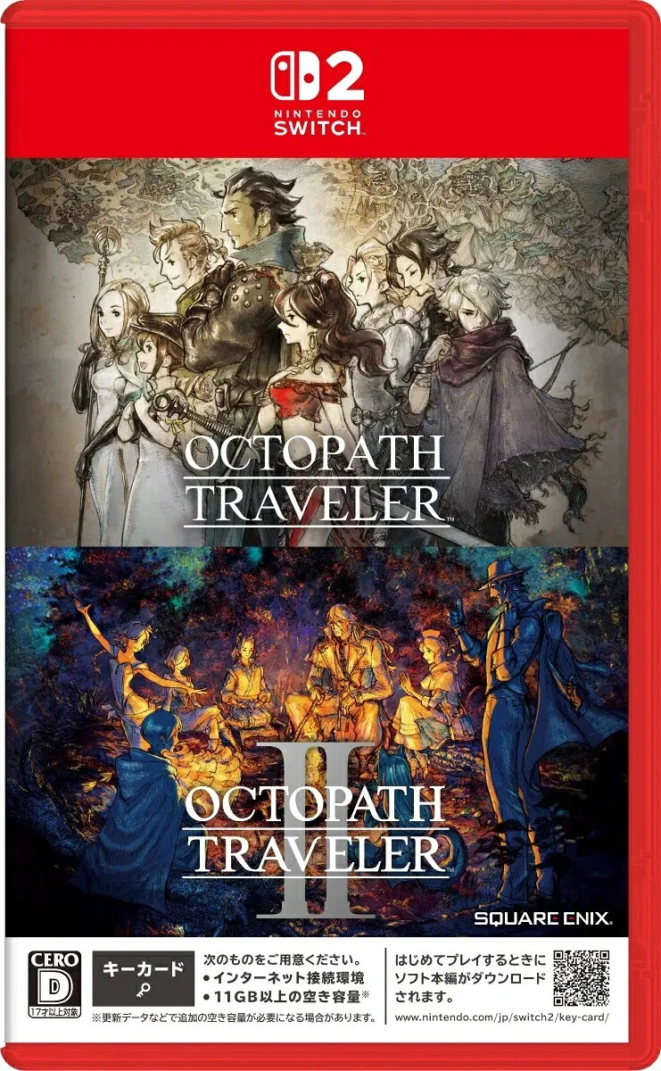 Octopath Traveler 1 & 2 (Asia Import) (Switch 2), Square Enix Octopath Traveler 1 & 2 (Asia Import) (Switch 2), Square Enix