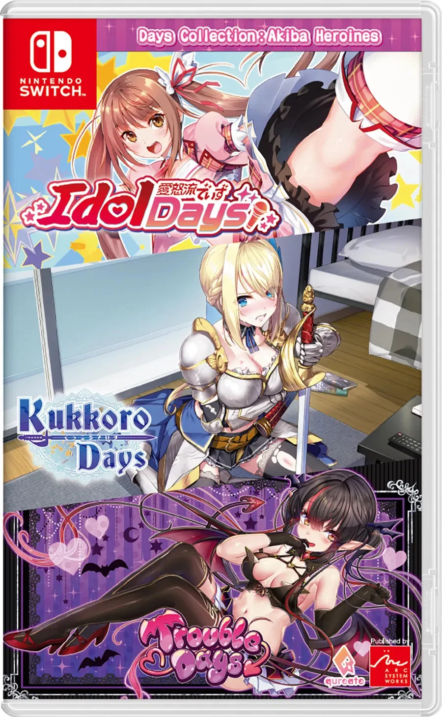 Days Collection: Akiba Heroines (First Print Edition) (Asia Import) (Switch), Qureate Days Collection: Akiba Heroines (First Print Edition) (Asia Import) (Switch), Qureate