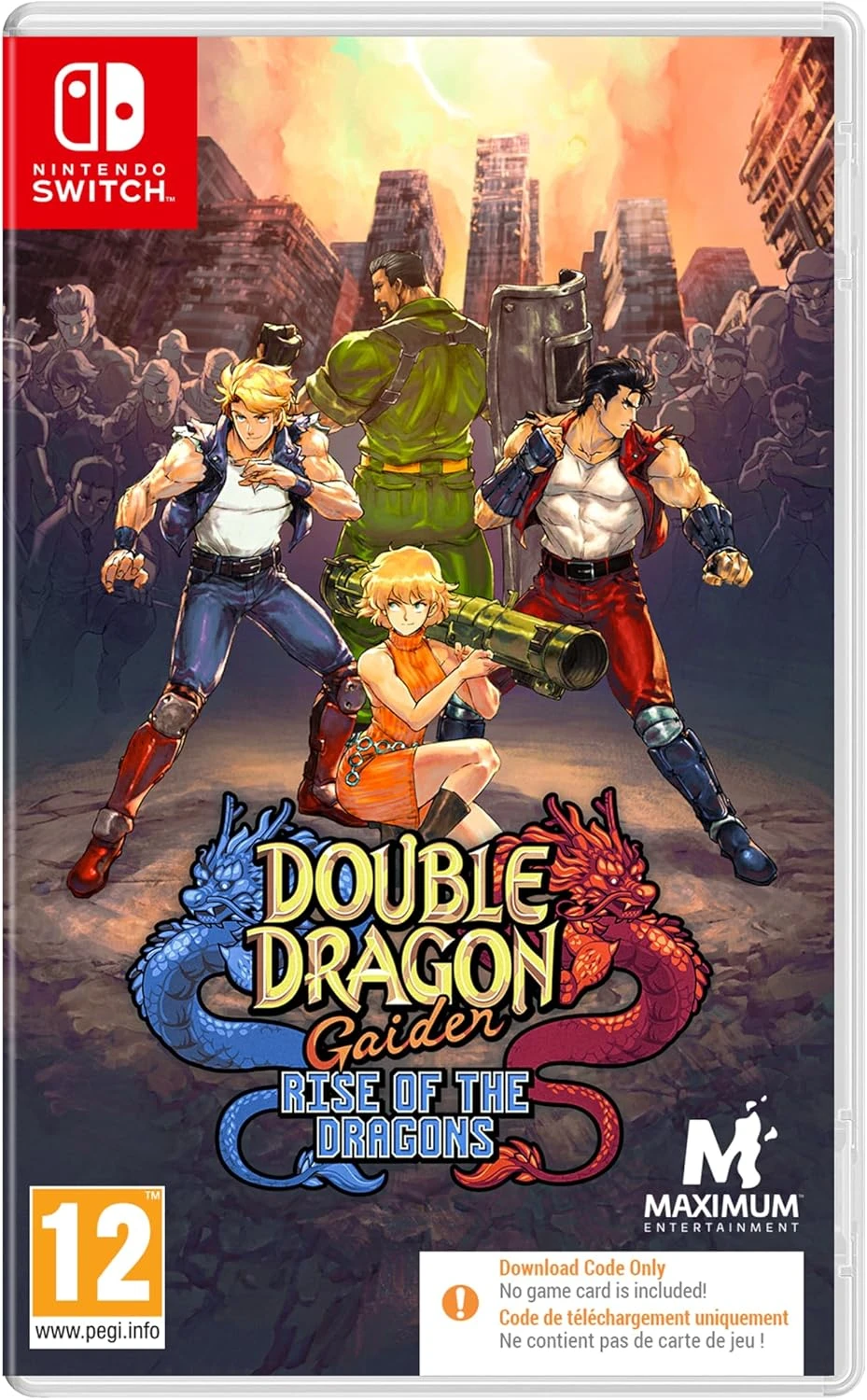 Double Dragon Gaiden: Rise of the Dragons (Code in a Box) (Switch), Modus, Secret Base Double Dragon Gaiden: Rise of the Dragons (Code in a Box) (Switch), Modus, Secret Base