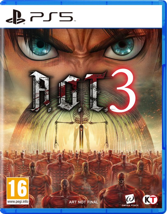 A.O.T. Attack on Titan 3 (PS5), Koei Tecmo A.O.T. Attack on Titan 3 (PS5), Koei Tecmo