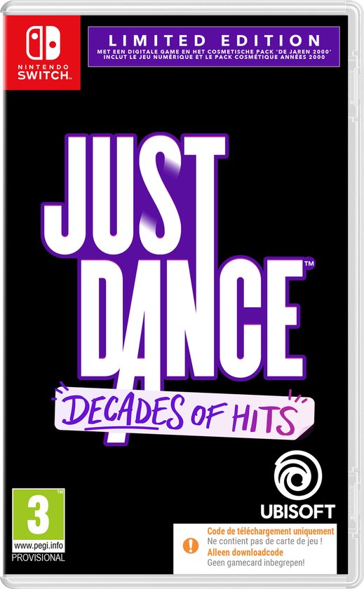 Just Dance 2027: Decades of Hits - Limited Edition (Code in a Box) (Switch), Ubisoft Just Dance 2027: Decades of Hits - Limited Edition (Code in a Box) (Switch), Ubisoft
