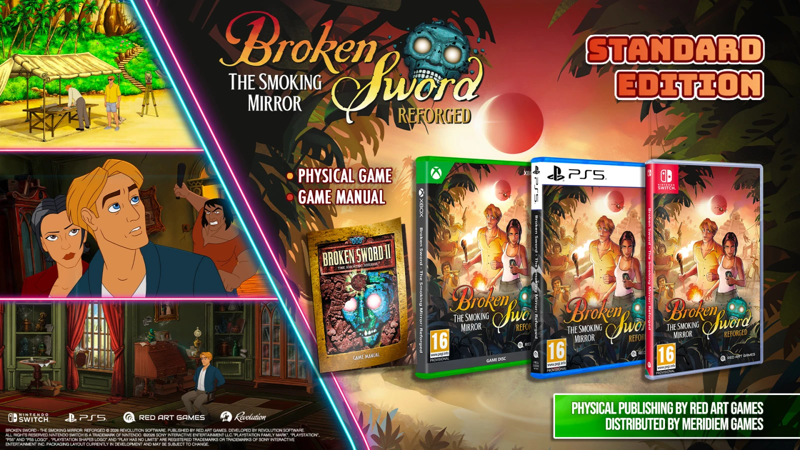 Broken Sword 2: The Smoking Mirror - Reforged (Switch), Meridiem Games