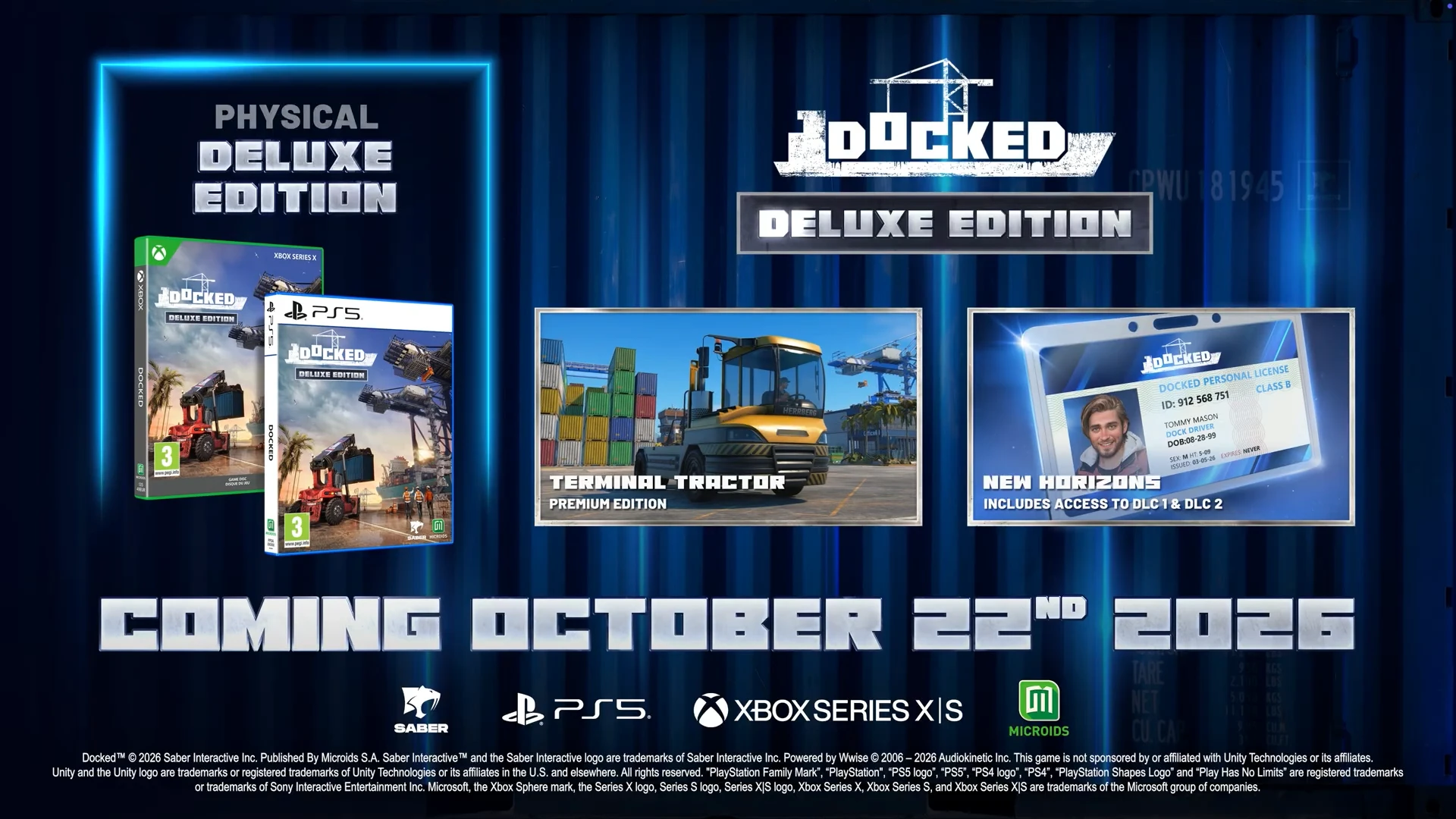 Docked - Deluxe Edition (PS5), Saber Docked - Deluxe Edition (PS5), Saber