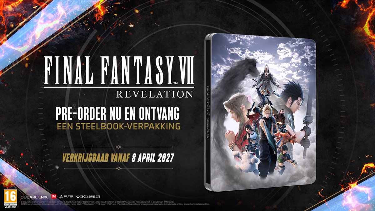 Final Fantasy VII Revelation (Gamekeycard) - Inclusief Magic Card (Steelbook) (Switch 2), Square Enix