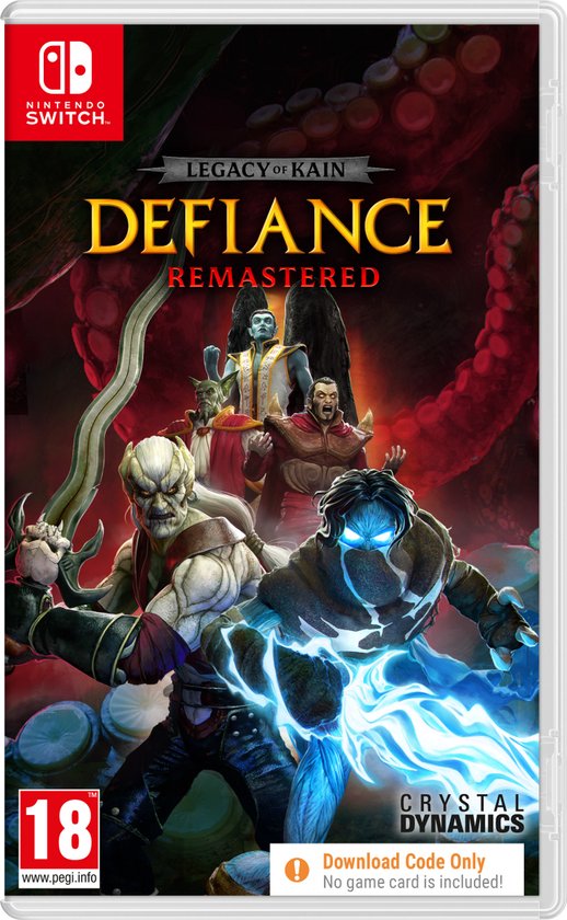 Legacy of Kain: Defiance Remastered (Code in a Box) (Switch), Crystal Dynamics Legacy of Kain: Defiance Remastered (Code in a Box) (Switch), Crystal Dynamics