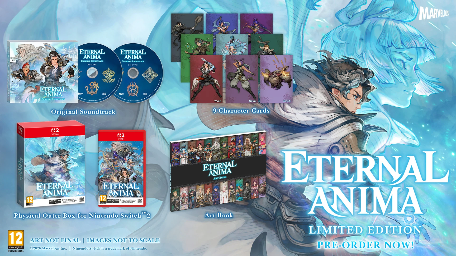 Eternal Anima - Limited Edition (Gamekeycard) (Switch 2), Marvelous Eternal Anima - Limited Edition (Gamekeycard) (Switch 2), Marvelous