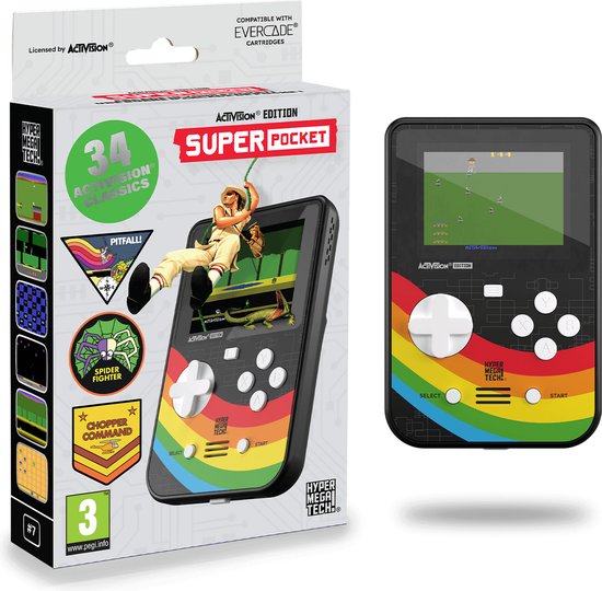 Evercade - Super Pocket Handheld (Incl. 34 Activision games) (hardware), Evercade Evercade - Super Pocket Handheld (Incl. 34 Activision games) (hardware), Evercade