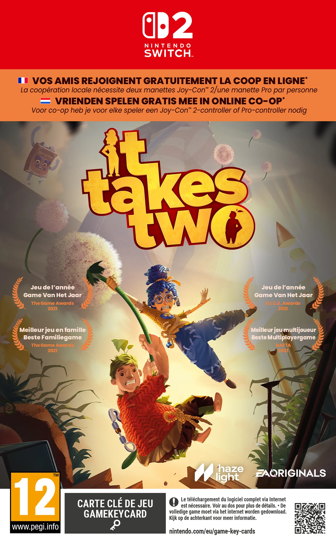 It Takes Two (Gamekeycard) (Switch 2), Electronic Arts