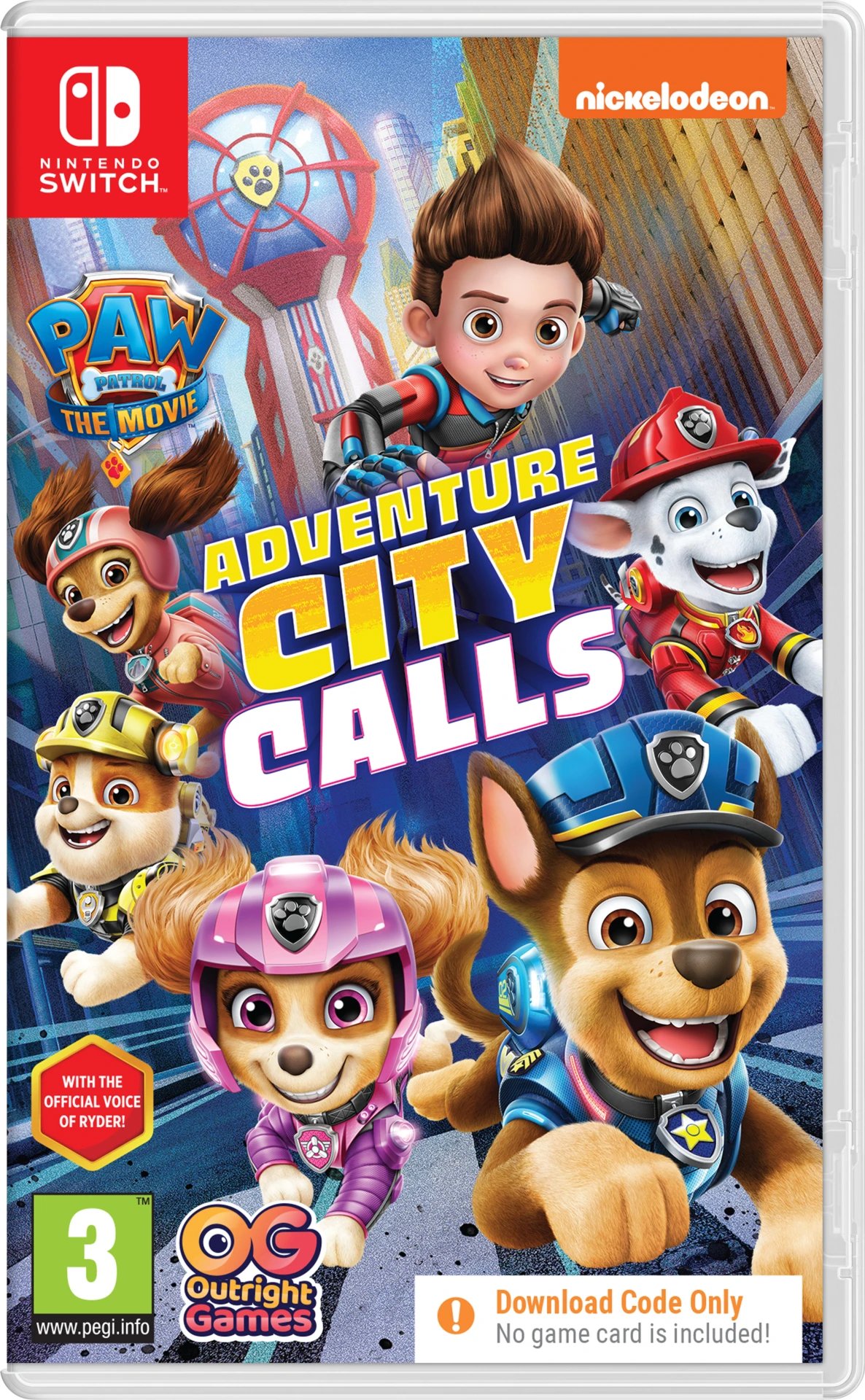 Paw Patrol The Movie Adventure: City Calls (Code in Box) (Switch), Outright Games Paw Patrol The Movie Adventure: City Calls (Code in Box) (Switch), Outright Games