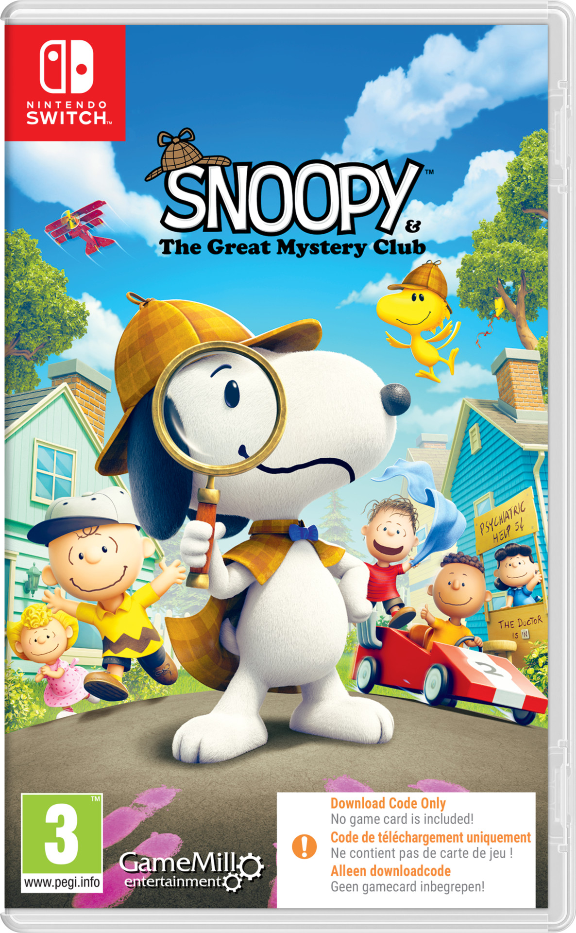 Snoopy & The Great Mystery Club (Code in Box) (Switch), GameMill Entertainment Snoopy & The Great Mystery Club (Code in Box) (Switch), GameMill Entertainment