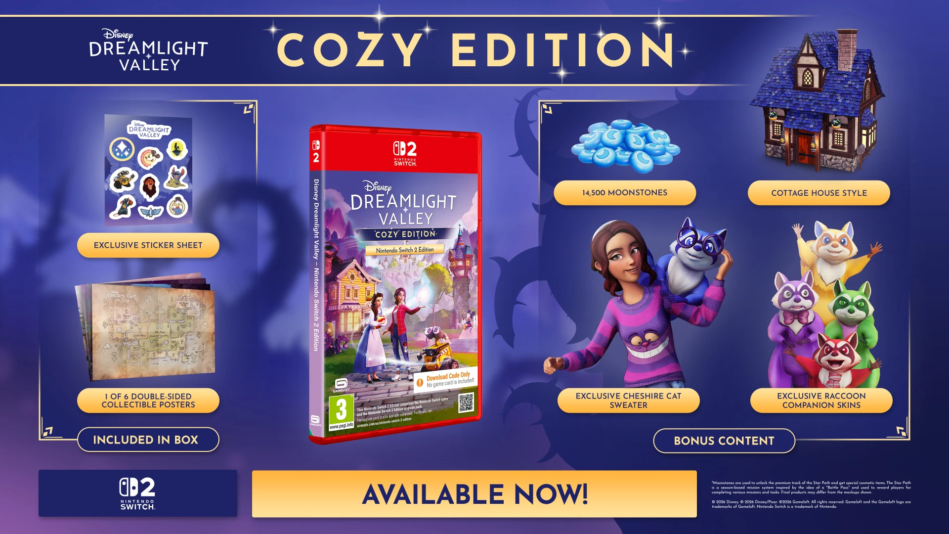 Disney Dreamlight Valley - Cozy Edition (Code in a Box) (Switch 2), Gameloft Disney Dreamlight Valley - Cozy Edition (Code in a Box) (Switch 2), Gameloft