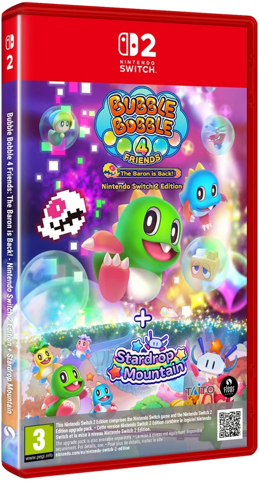 Bubble Bobble 4 Friends Baron + Stardrop Mountain (Switch 2), Clear River Games Bubble Bobble 4 Friends Baron + Stardrop Mountain (Switch 2), Clear River Games