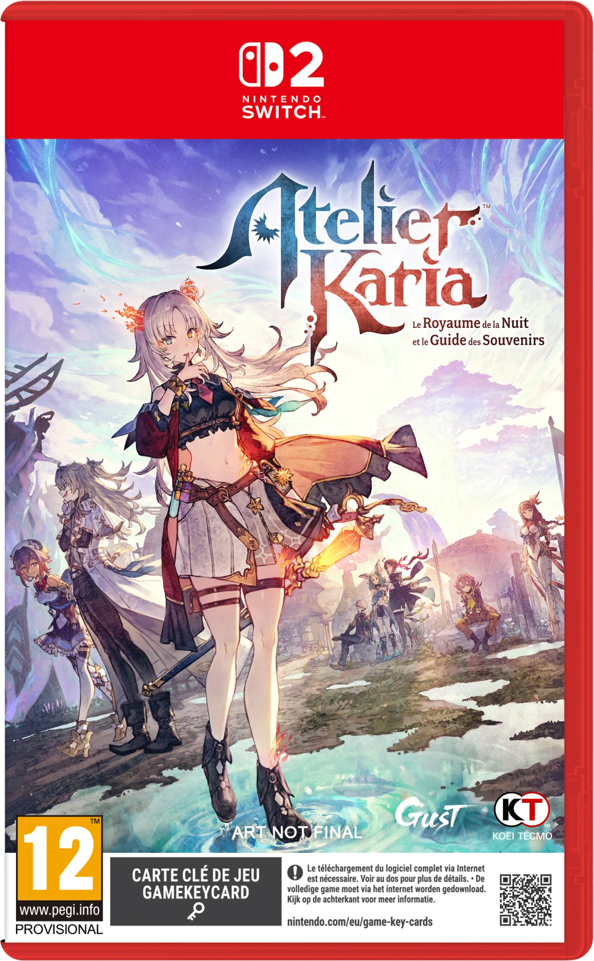 Atelier Karia: The Night Kingdom & The Guide of Memories (Gamekeycard) (Switch 2), Koei Tecmo Atelier Karia: The Night Kingdom & The Guide of Memories (Gamekeycard) (Switch 2), Koei Tecmo