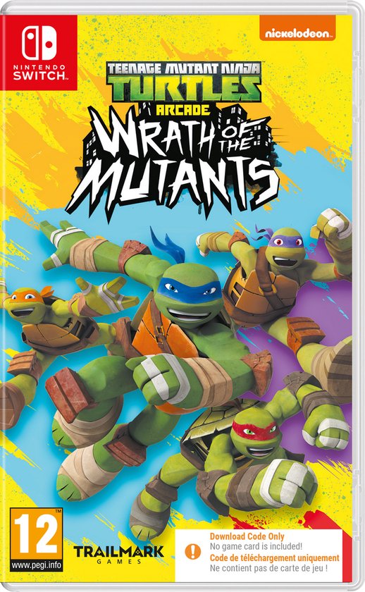 Teenage Mutant Ninja Turtles Arcade: Wrath of the Mutants (Code in a Box) (Switch), GameMill Entertainment