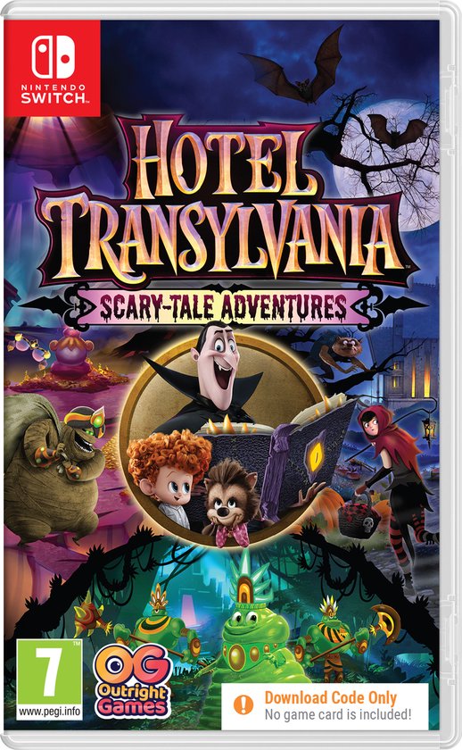 Hotel Transylvania 4: Scary-Tales Adventures (Code in a Box) (Switch), GameMill Entertainment Hotel Transylvania 4: Scary-Tales Adventures (Code in a Box) (Switch), GameMill Entertainment