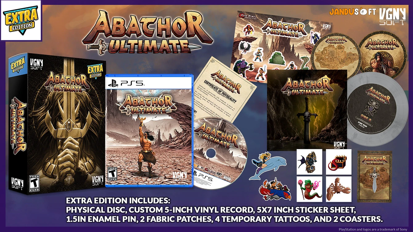 Abathor Ultimate - Extra Edition (USA import) (PS5), VGNY Soft