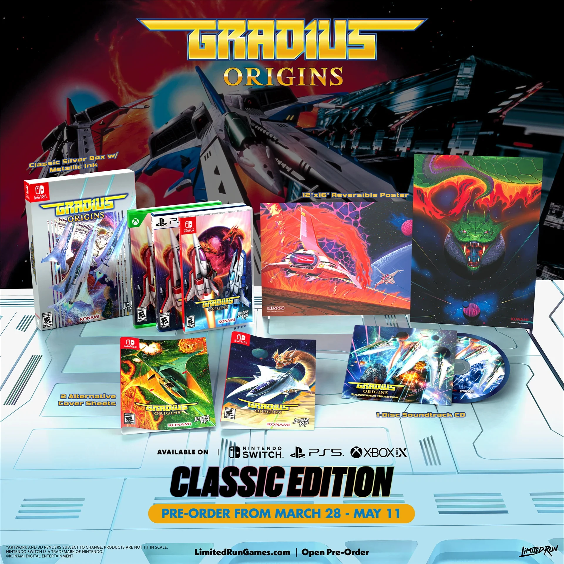Gradius: Origins - Classic Edition (Switch), Konami Gradius: Origins - Classic Edition (Switch), Konami