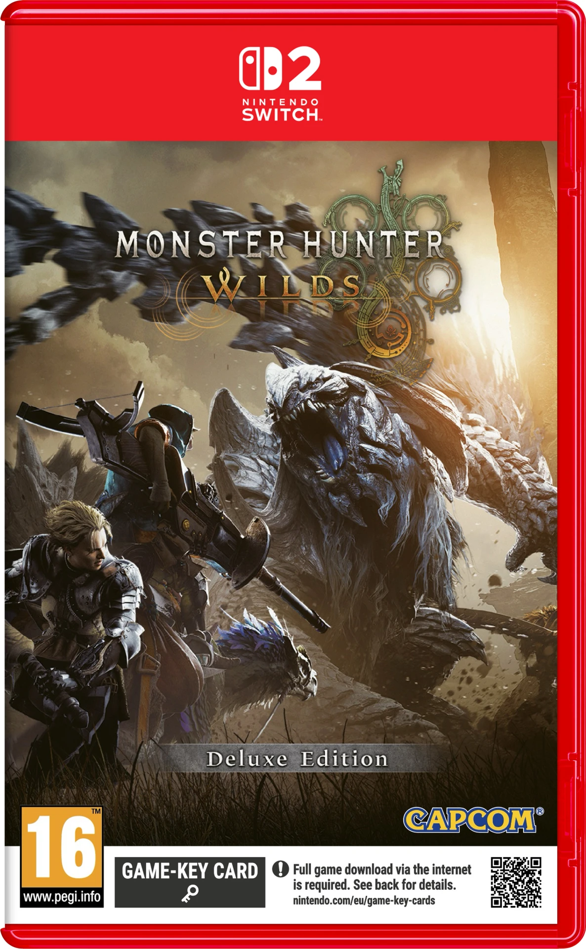 Monster Hunter: Wilds - Deluxe Edition (Gamekeycard) (Switch 2), Capcom Monster Hunter: Wilds - Deluxe Edition (Gamekeycard) (Switch 2), Capcom
