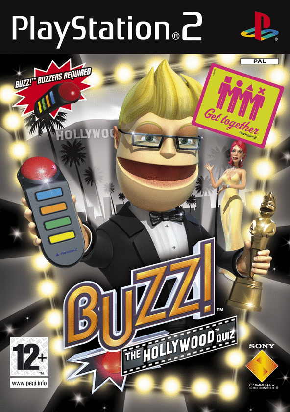 Buzz! The Hollywood Quiz + Buzzers (PS2), Sony
