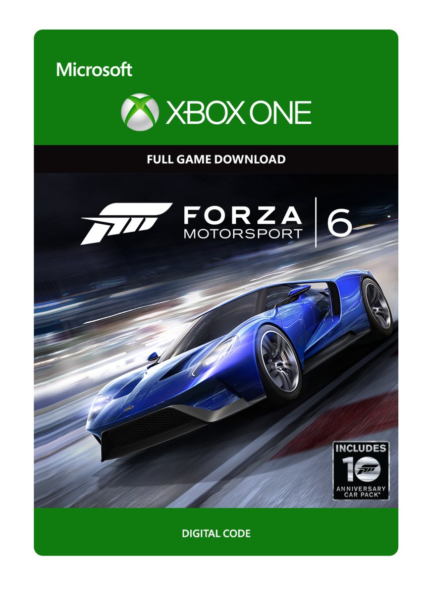 Forza Motorsport 6 (Digitale code) (Xbox One), Microsoft