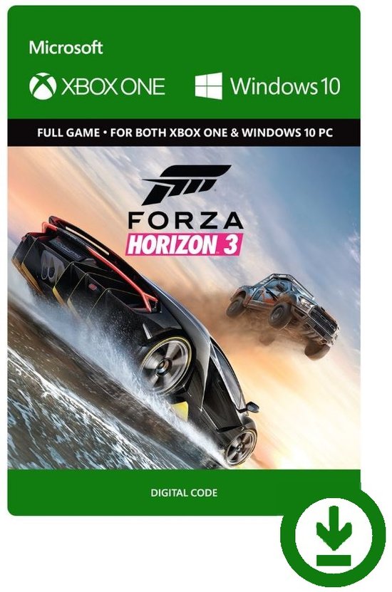 Forza Horizon 3 (Digitale code) (Xbox One), Microsoft