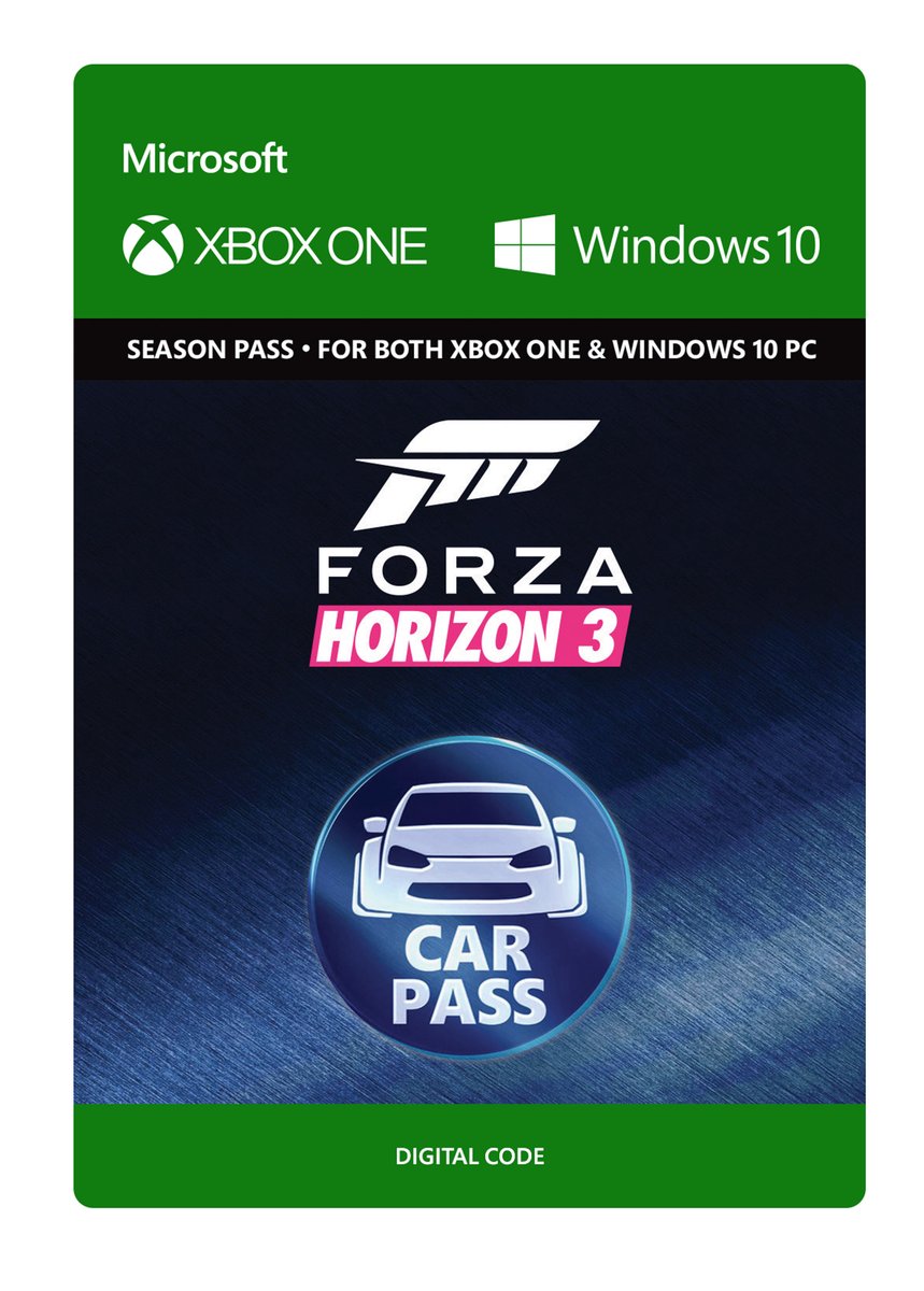 Forza Horizon 3 - Car Pass (Digitale code) (Xbox One), Microsoft
