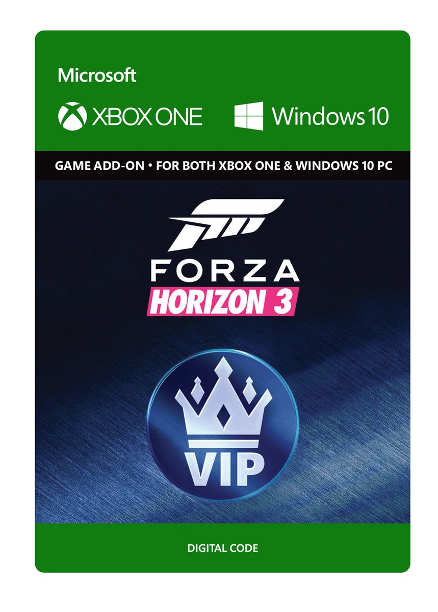 Forza Horizon 3 - VIP (Digitale code) (Xbox One), Microsoft