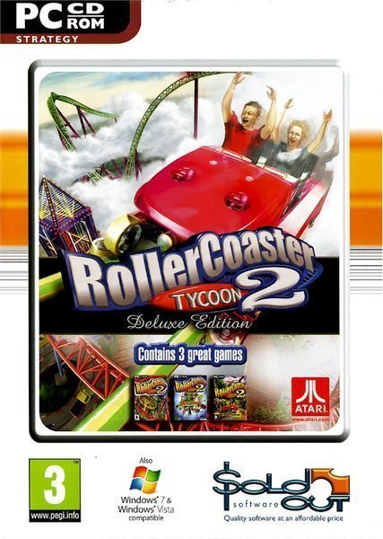 RollerCoaster Tycoon 2 Deluxe Edition (Wacky Worlds + Time Twister expansie) (PC), Sold Out Software
