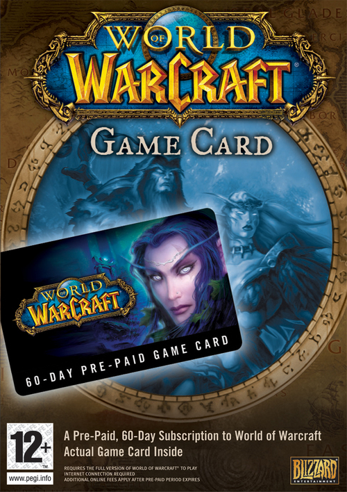 World of Warcraft Pre-Paid Game Card (60 dagen) (PC), Blizzard
