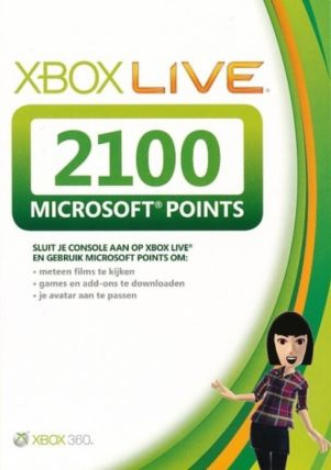 Microsoft Xbox Live Points 2100 (Xbox360), Microsoft