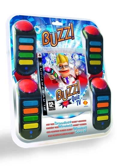 Buzz! Quiz TV + 4 Buzzers (PS3), Sony
