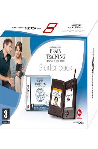 Nintendo DS Lite White + Dr. Kawashima`s Brain Training (NDS), Nintendo