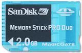 PSP Sandisk Memory Stick PRO Duo 2.0 GB (hardware), Sandisk